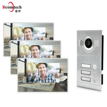 Bcomtech 2018 NUEVO diseño 720P Cámara para el hogar Pantalla táctil de 7 pulgadas Videoportero Soporte Teléfono inteligente Videoportero